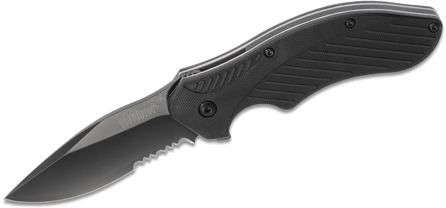 Kershaw Clash Black/ Black, Serrated