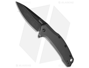 Kershaw Link Gray Aluminum blackwash