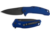 Kershaw Link Navy Blue blackwash