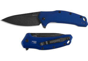 Kershaw Link Navy Blue blackwash