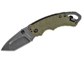Kershaw Shuffle II Olive Blackwash