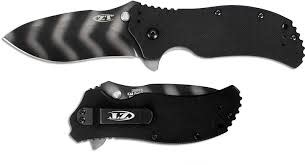 Zero Tolerance Floder G-10 Black/ Tiger Stripe