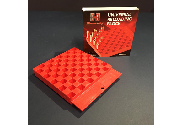 Hornady Universal Reloading Tray 50-Round Plastic Red