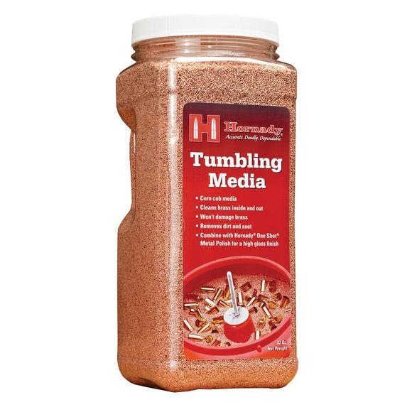 Hornady One Shot Tumbler Brass Cleaning Media Corn Cob 4-3/4 lb Jug