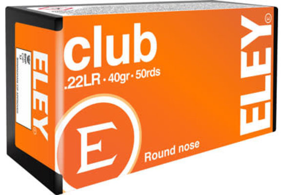 ELEY 22LR  LEAD ROUND NOSE 50RDS