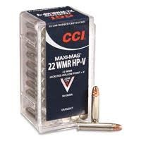 CCI Maxi-Mag .22 WMR Ammunition 50 Rounds JHP 30 Grains 2,200 Feet Per Second
