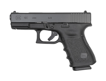 GLOCK G19c Gen3 Compensated 9mm, 15rd, 2 Magazines