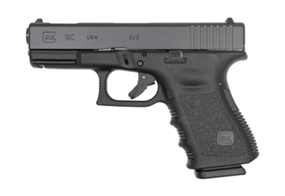 GLOCK G19c Gen3 Compensated 9mm, 15rd, 2 Magazines