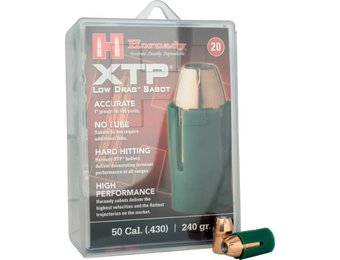50 Cal Sabot with 44 Cal 240 gr HP XTP® Bullet 240gr Item #6720 | 20/Box