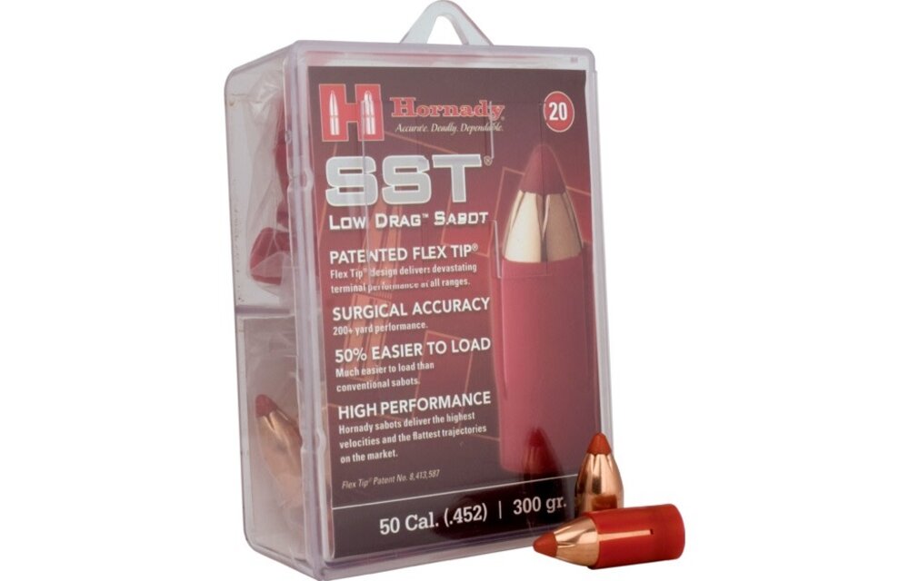50 Cal Sabot Low Drag™ with 45 Cal 300 SST® Bullet 300gr Item #67263 | 20/Box