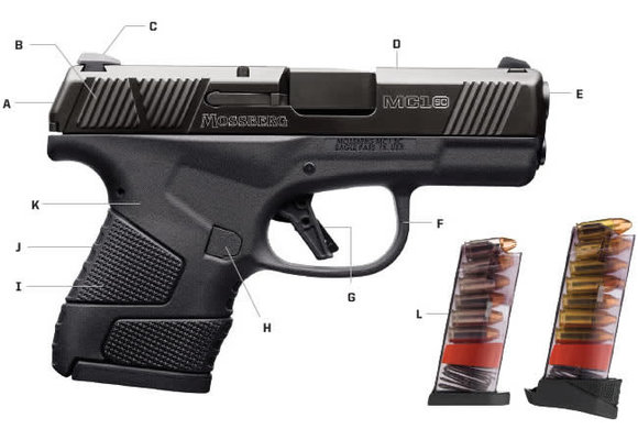 Mossberg MC1SC 9mm (89001)