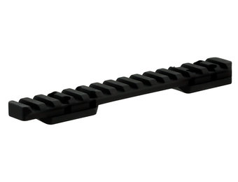 Talley POO252735 Picatinny Base Short Action 1-Piece For Browning X-Bolt Black Matte Finish