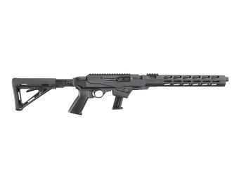Ruger PC Carbine 9mm Luger 16" Threaded Barrel 17-Round M-Lok Chassis 6-Position Stock Black