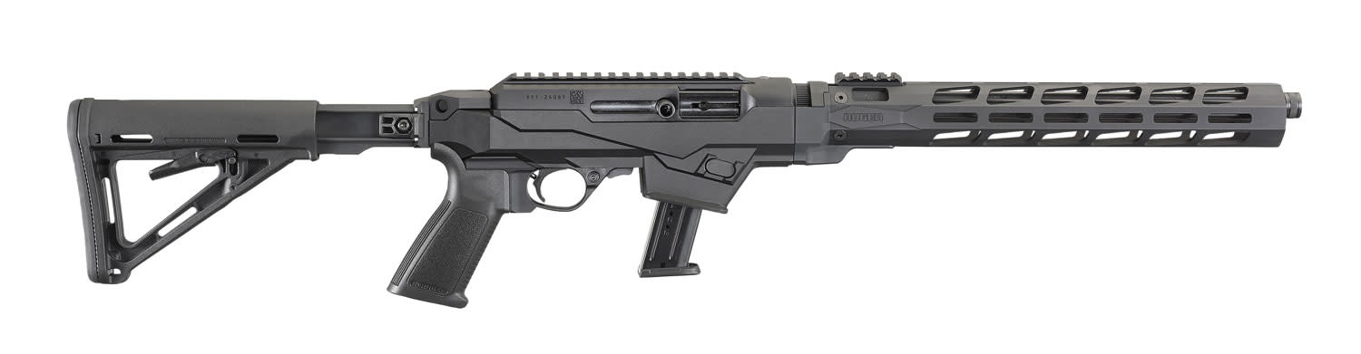 Ruger PC Carbine 9mm Luger 16" Threaded Barrel 17-Round M-Lok Chassis 6-Position Stock Black