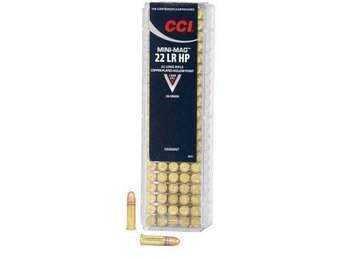 CCI Mini-Mag .22LR 36GR Copper-Plate HP 100Rds