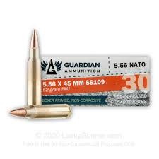 GUARDIAN 5.56 NATO MM SS109 62GR