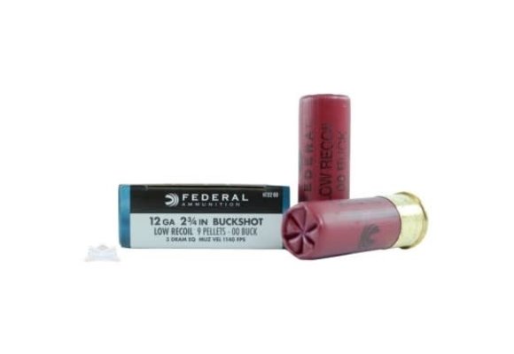 Federal 2 3/4 Buck Shot 12ga H13200