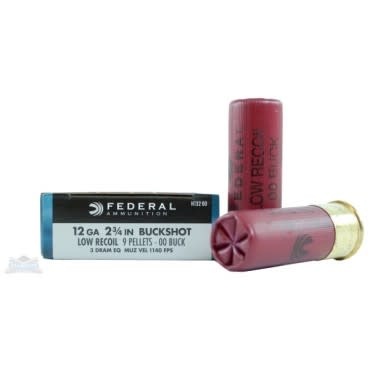 Federal 2 3/4 Buck Shot 12ga H13200