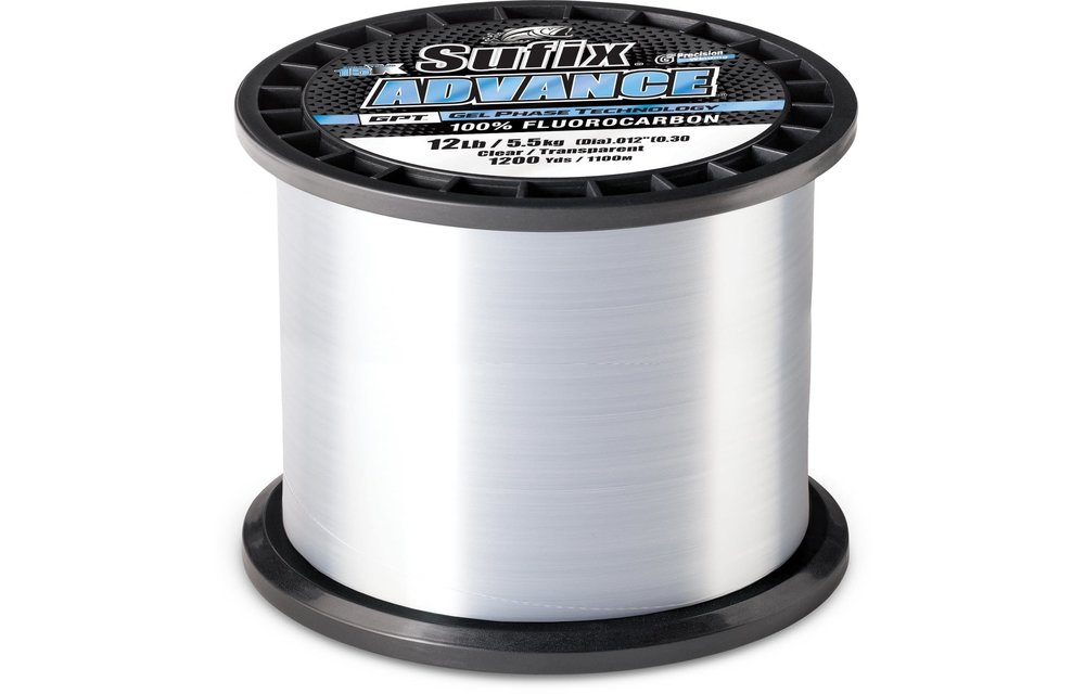 Advance Fluorocarbon 12 lb 1200 yds Clear (679-1012C)