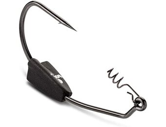 Heavy Duty Weighted Swimbait Hook 1/4 Black Nickel #6/0