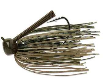 Weedless Football Jig 3/4 Green Pumpkin (FJW3476)