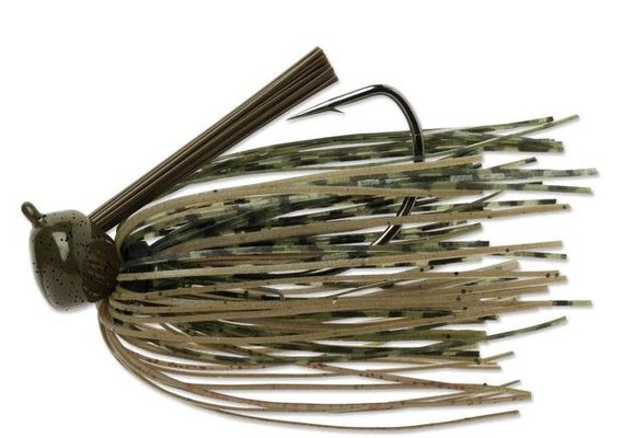 Weedless Football Jig 3/4 Green Pumpkin (FJW3476)