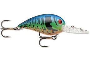 Original Wiggle Wart 3/8  Blue Tiger Craw