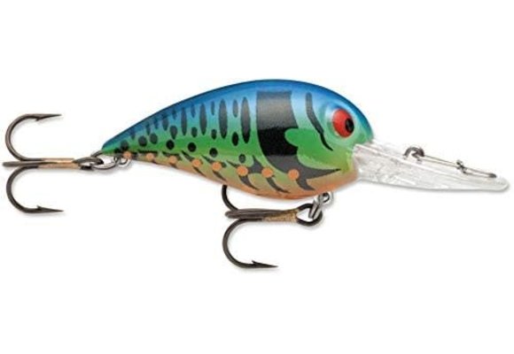 Original Wiggle Wart 3/8  Blue Tiger Craw