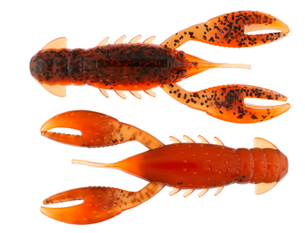 Pro Crawz Green Pumpkin / Orange 3.5" (3 pack)