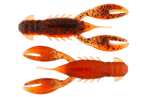 Pro Crawz Green Pumpkin / Orange 3.5" (3 pack)