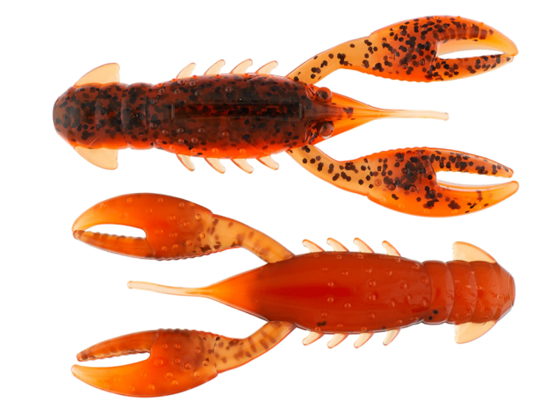 Pro Crawz Green Pumpkin / Orange 3.5" (3 pack)