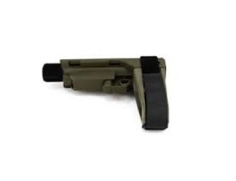 SB TACTICAL SBA3 5 Position Adj OD Green SBA3-04-SB