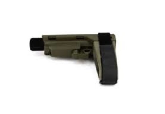 SB TACTICAL SBA3 5 Position Adj OD Green SBA3-04-SB
