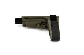 SB TACTICAL SBA3 5 Position Adj OD Green SBA3-04-SB