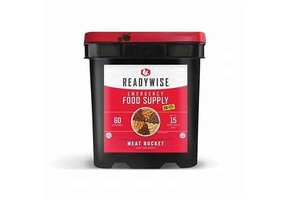 60 Serving plus 20 Bonus Rice Servings Freeze Dried Meat  Bucket