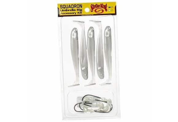 Squadron Umbrella Rig Accessory Kit  /  Pearl 1/8oz heads