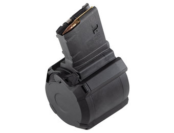 Magpul MAG993-BLK PMAG D-50 308 Win,7.62x51mm NATO AR-10,M110,SR25 50rd Black Drum
