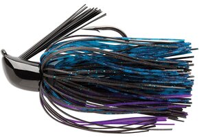 Terminator 1/4oz Pro's Jig - Black  Blue Purple