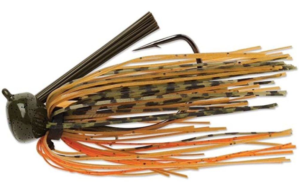 Terminator Football Jig 1/2oz - Green Pumpkin Orange