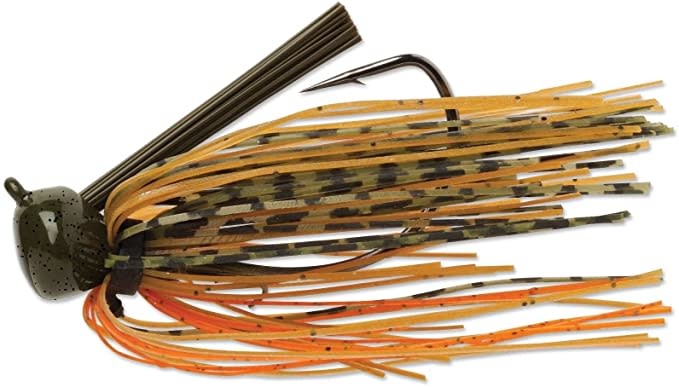 Terminator Football Jig 1/2oz - Green Pumpkin Orange