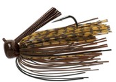 Terminator Football Jig 3/4oz - Pumpkin Brown Black