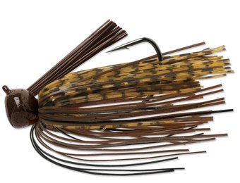 Terminator Football Jig 3/4oz - Pumpkin Brown Black