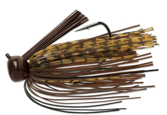Terminator Football Jig 3/4oz - Pumpkin Brown Black