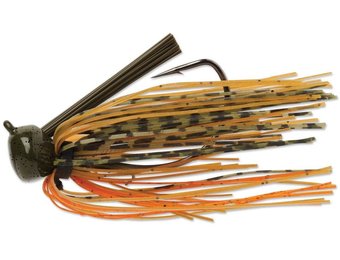 Terminator Football Jig 3/4oz - Green Pumpkin Orange
