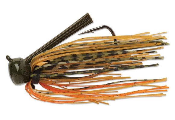 Terminator Football Jig 3/4oz - Green Pumpkin Orange