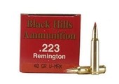 Black Hills Ammo 223 Remington 40 Grain Hornady V-MAX