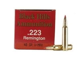 Black Hills Ammo 223 Remington 40 Grain Hornady V-MAX