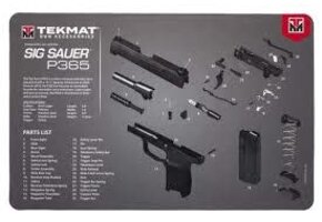 TekMat Sig Sauer P365 Gun Cleaning Mat Neoprene ..