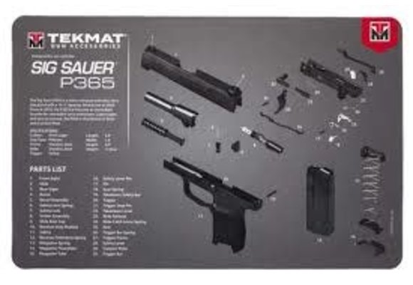 TekMat Sig Sauer P365 Gun Cleaning Mat Neoprene ..