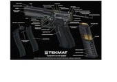 TekMat Glock Gen 4 Cut Away Gun Cleaning Mat Neoprene